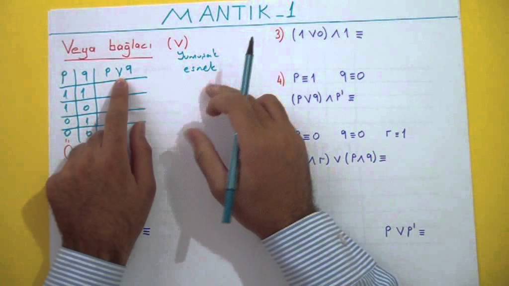 MANTIK 1 - Şenol Hoca