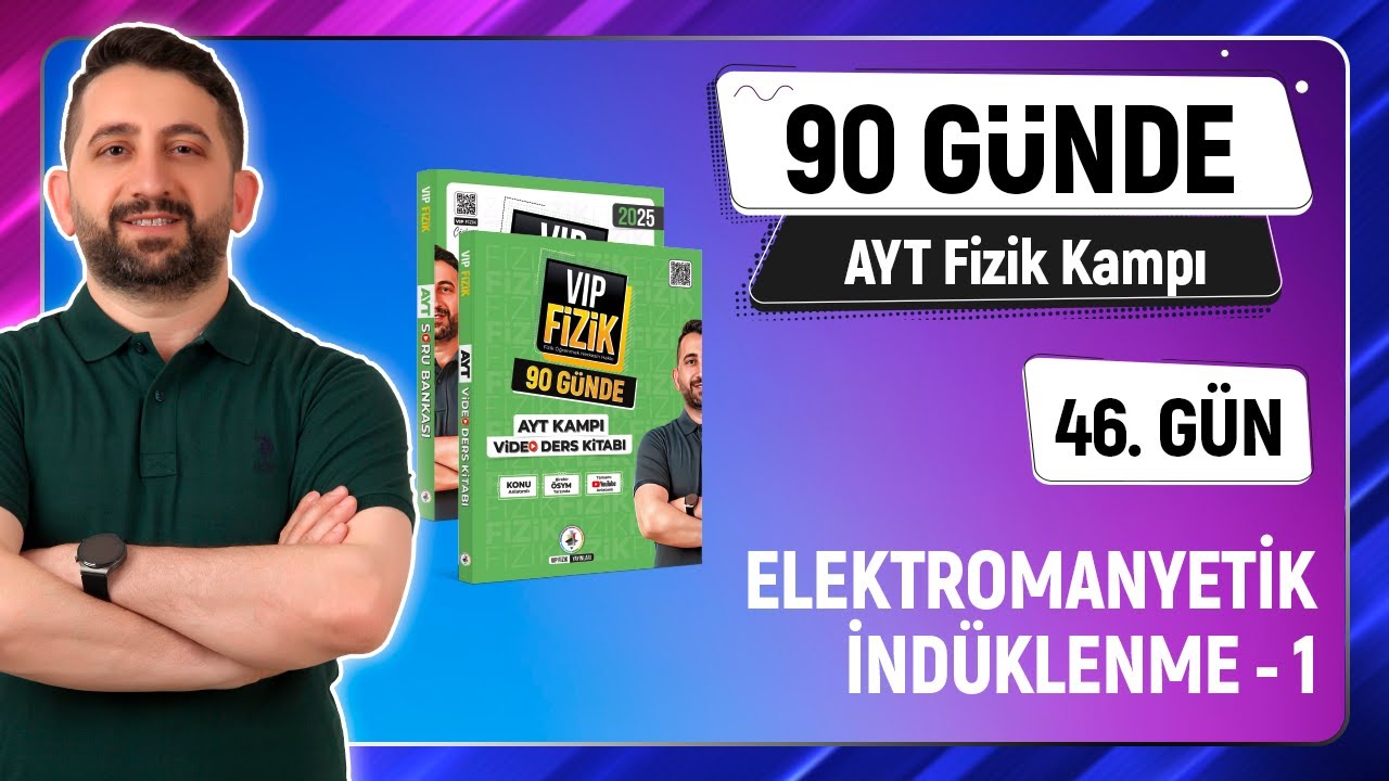 Manyetik Akı ve İndüksiyon akımı konu anlatımı | 46.GÜN | 2025 AYT Fizik kampı