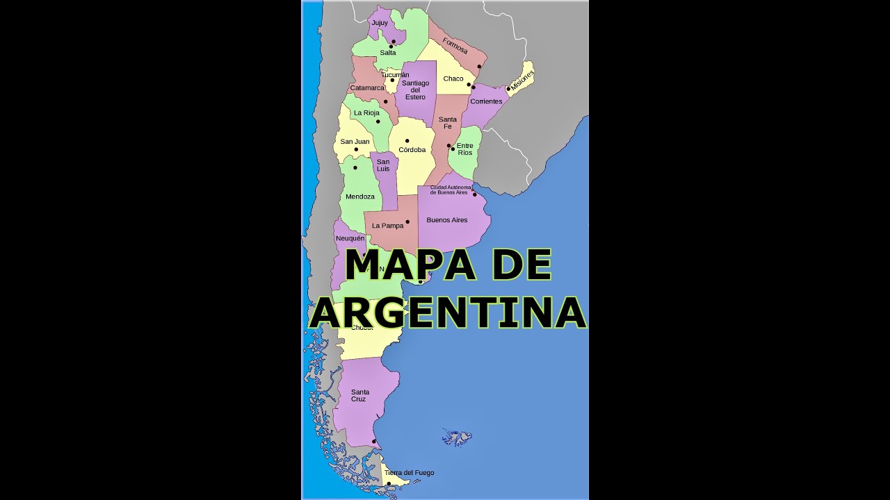 MAPA DE ARGENTINA