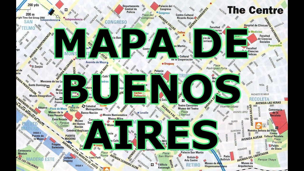 MAPA DE BUENOS AIRES [ ARGENTINA ]