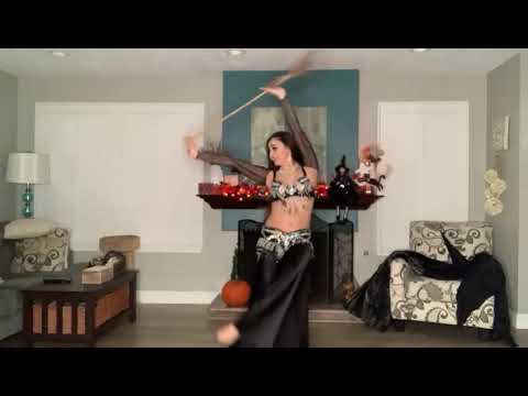 Marcella as a Belly Dancing Witch