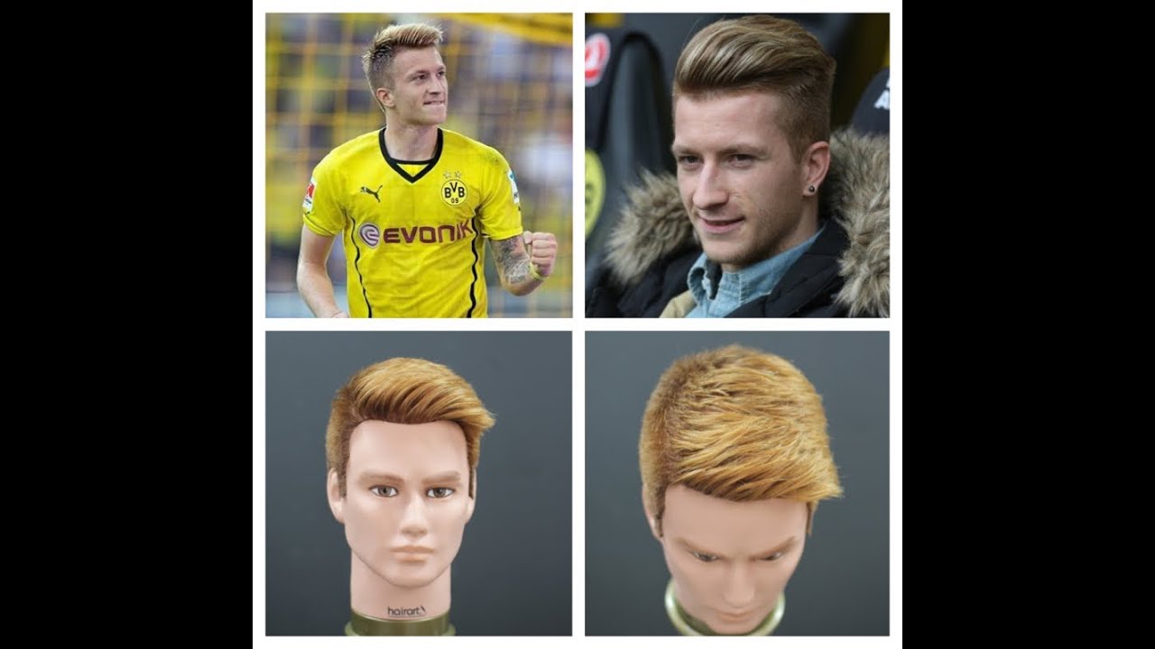 Marco Reus Haircut & Hair Color Tutorial - TheSalonGuy