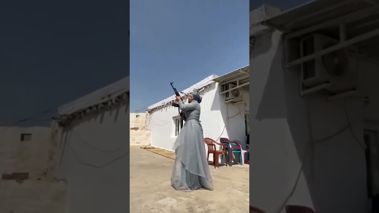 Mardinde Aşiret düğününde kadın maganda keleşle dehşet yaşattı
