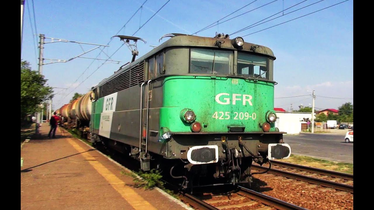 Marfar GFR cu Franțuzoaica clasa BB25500 Alstom 425 209 0 trece prin Brănești Sat 02.09.2020