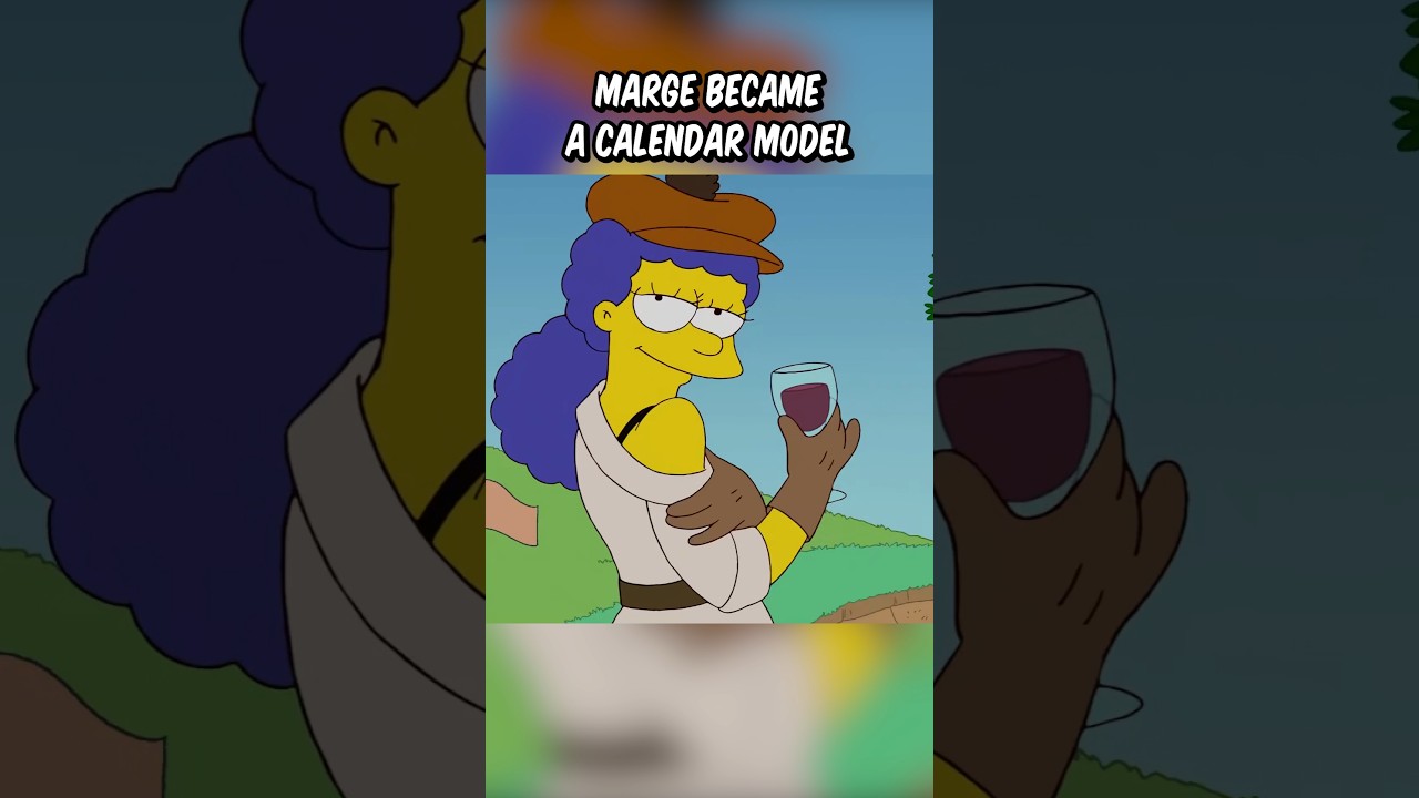 Marge became a calendar model