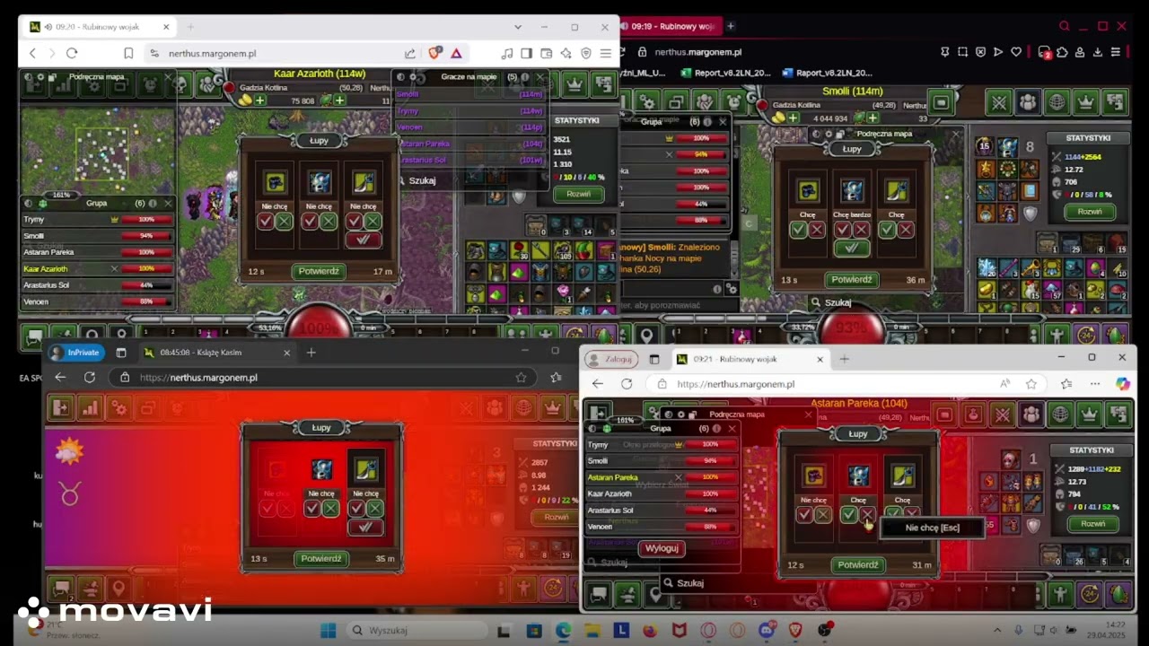 Margonem (Nerthus) -  7 legend zlotanych na mulitkontach w tym 3 eventowe!