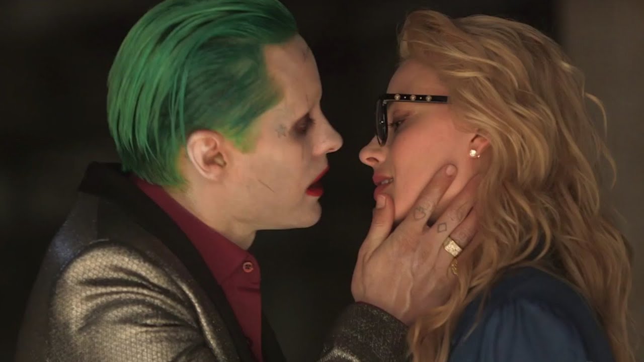 Margot Robbie and Jared Leto kiss scene | Joker and Harley Quinn