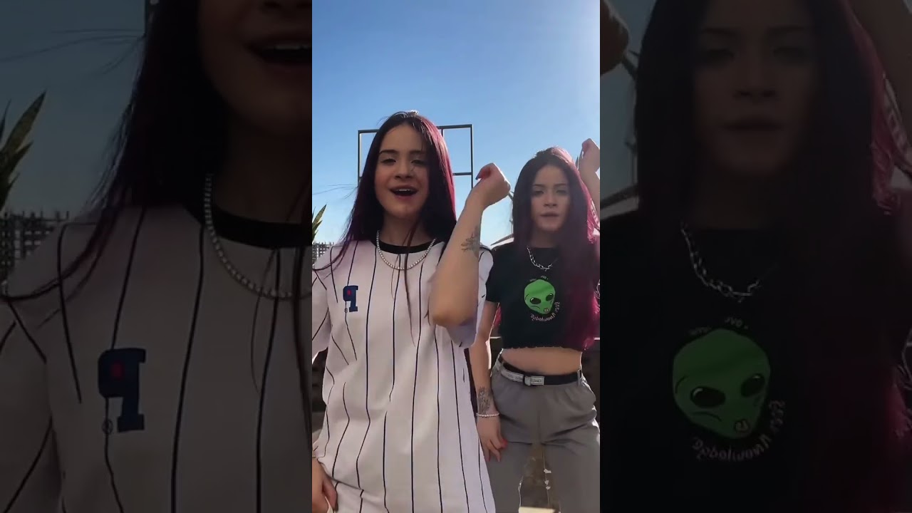 Maria Emanuelly e Maria Nicolly dançando
