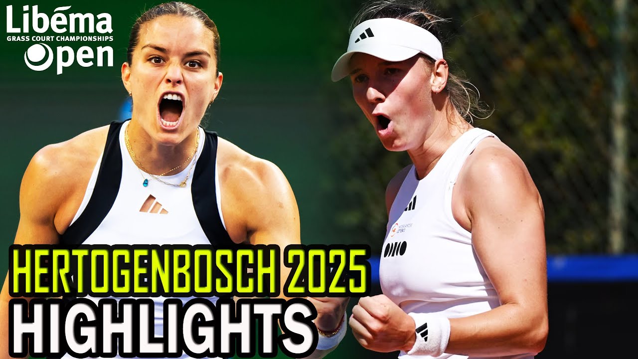 Maria Sakkari vs Anouk Koevermans Round 1 Highlights | WTA Hertogenbosch 2025