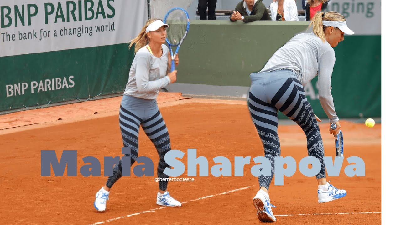 Maria Sharapova Mini WARM UP in MADRID