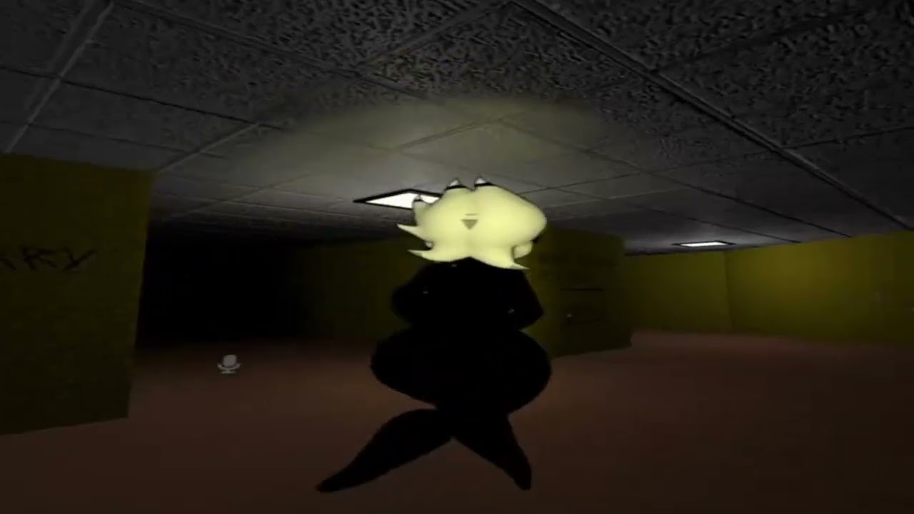 Marie and Ghost Meowscles escape the Backrooms