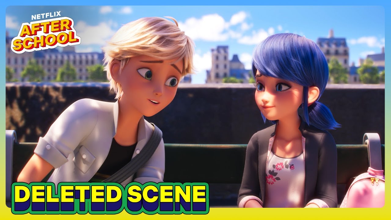 Marinette + Adrien 😍 DELETED SCENE | Miraculous: Ladybug & Cat Noir, The Movie | Netflix