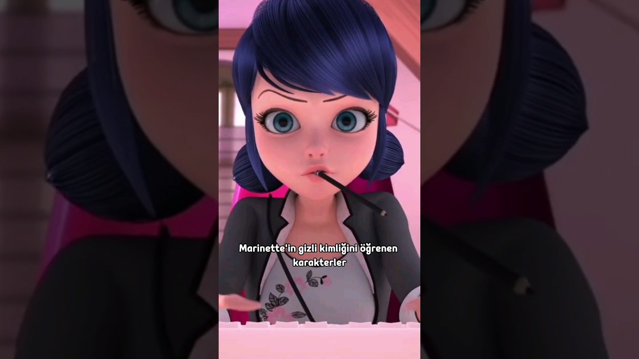 Marinette'in gizli kimliğini öğrenen karakterler!! 😱🐞 #mucizeuğurböceği
