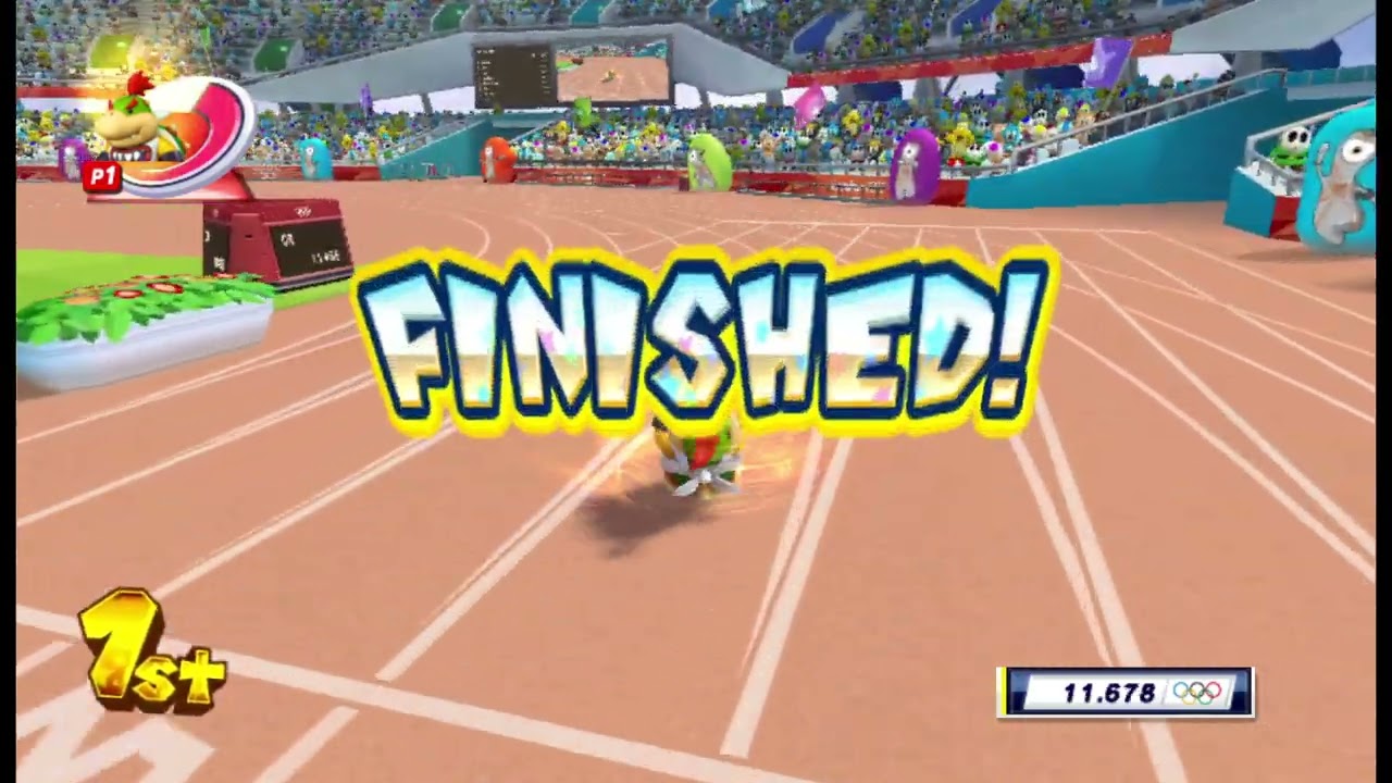 Mario & Sonic at the London 2012 Olympic Games Bowser Jr in 110m Hurdles