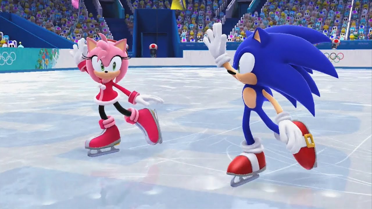 Mario and Sonic at the Sochi 2014 Olympic Winter Games - Figure Skating Pairs