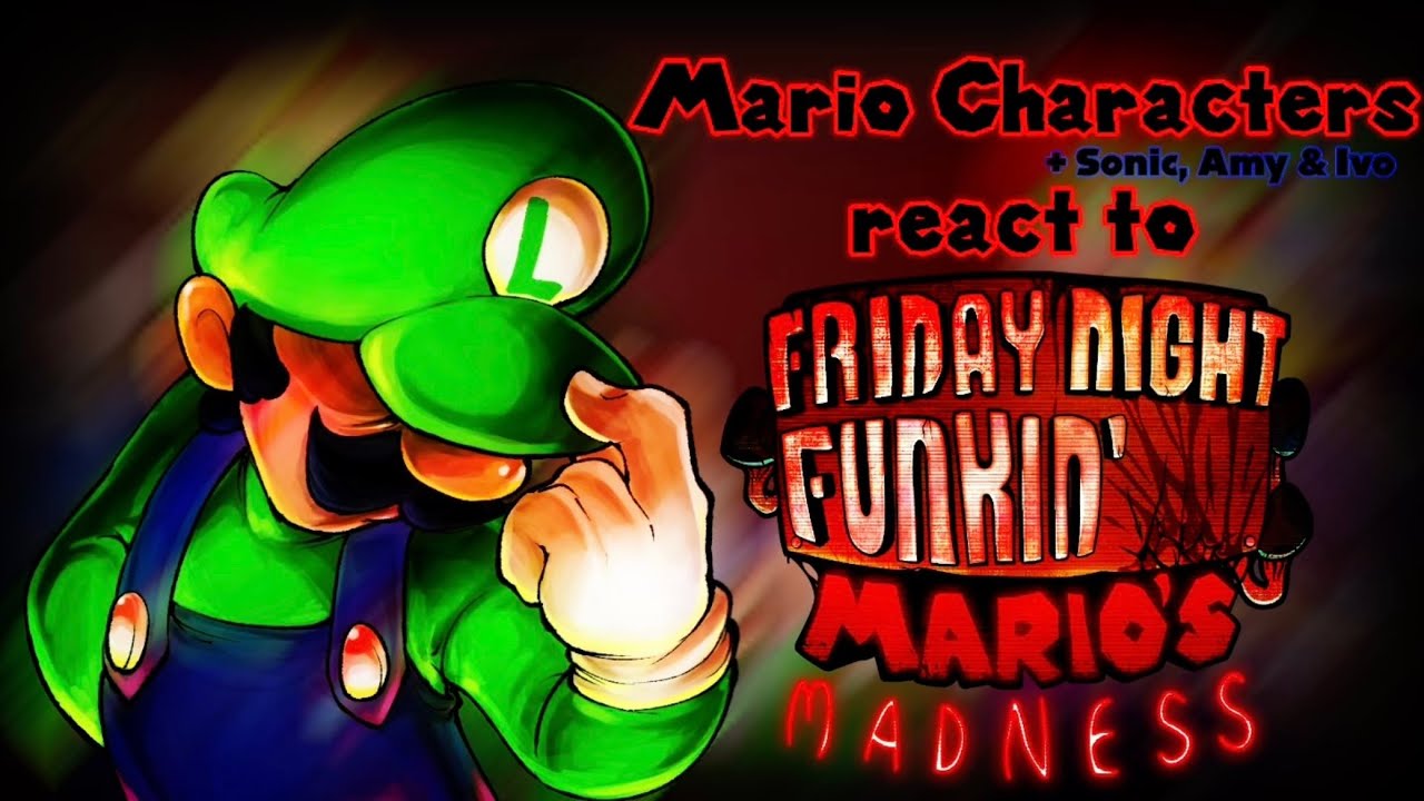 Mario Characters + Sonic, Amy & Ivo react to Mario Madness V2 || Part Woodland Of Lies