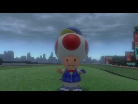 Mario Golf: Super Rush - New Donk City/18 Holes - Toad vs Wario vs Toadette vs Waluigi