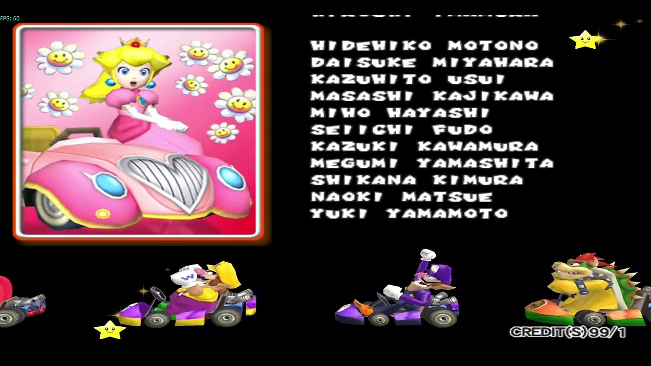Mario Kart Arcade GP 2 150cc Credits