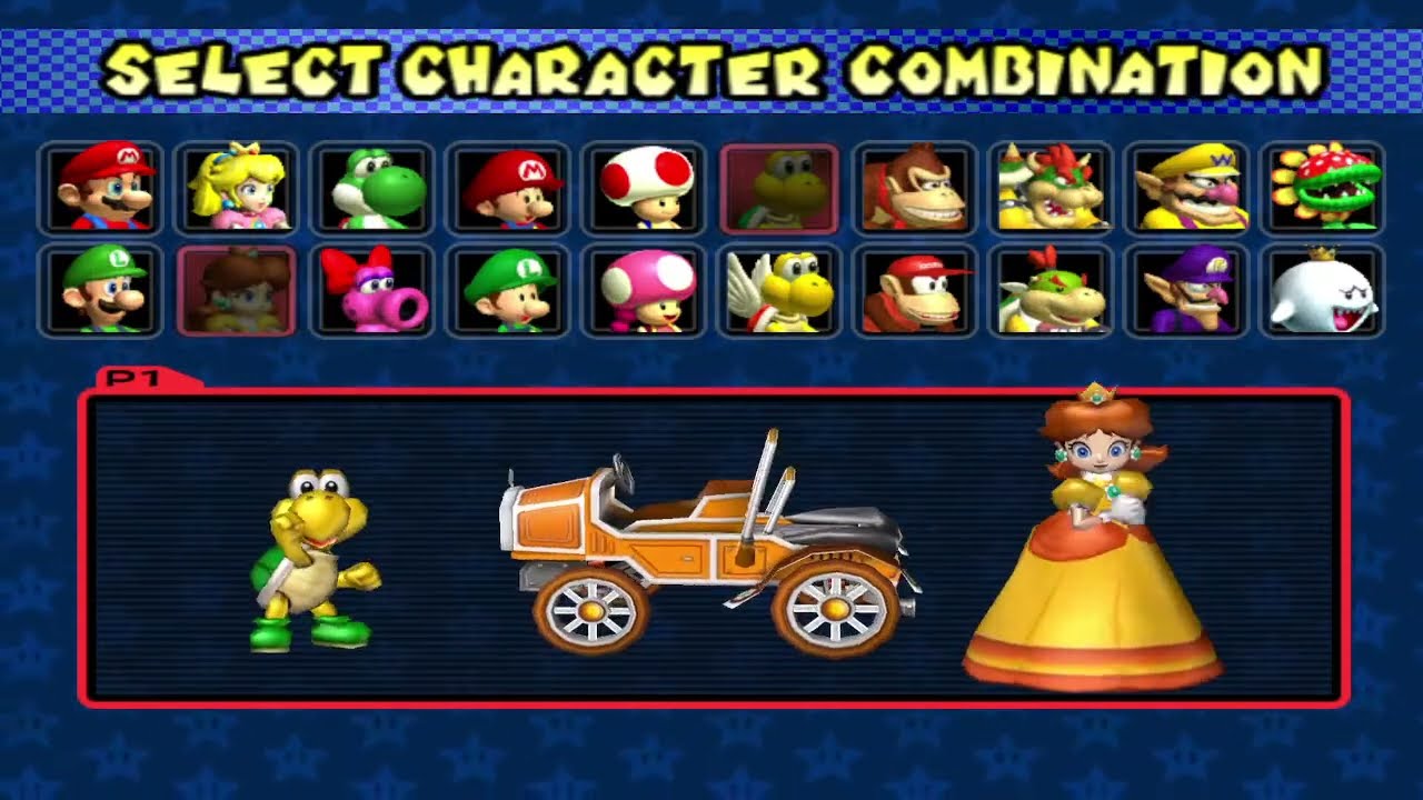 MARIO KART: DOUBLE DASH!! (GAMECUBE) ALL CUP TOUR 100CC 2-11-24