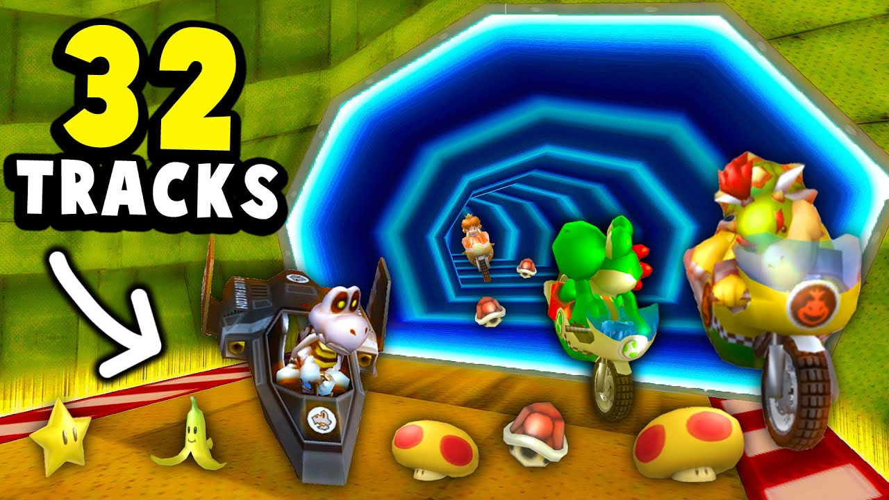 Mario Kart ITEM RAIN Custom Track KNOCKOUT