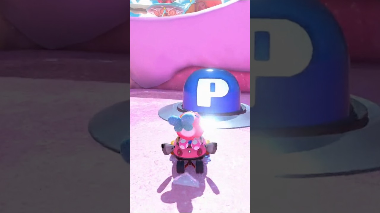 Mario Kart World NEW P-Switch Mission Gameplay with Toadette #shorts (Nintendo Today)