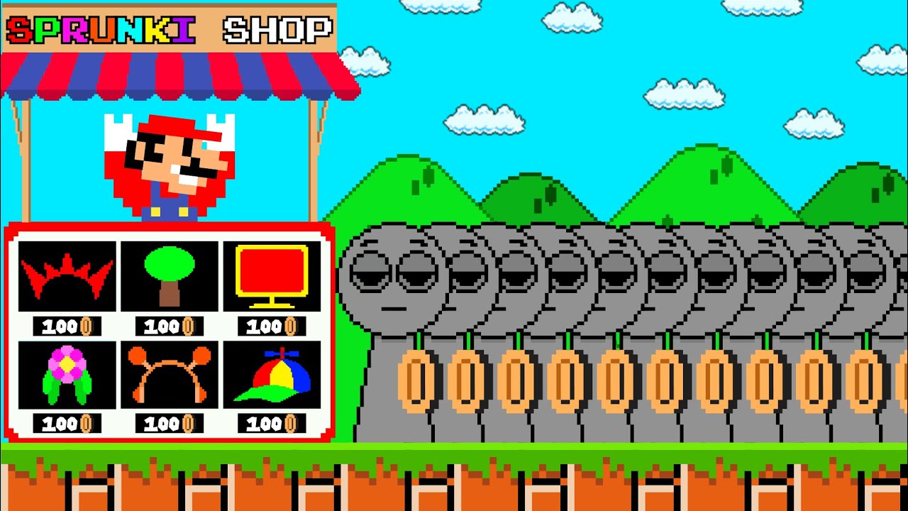 Mario Open Shop for Sprunki