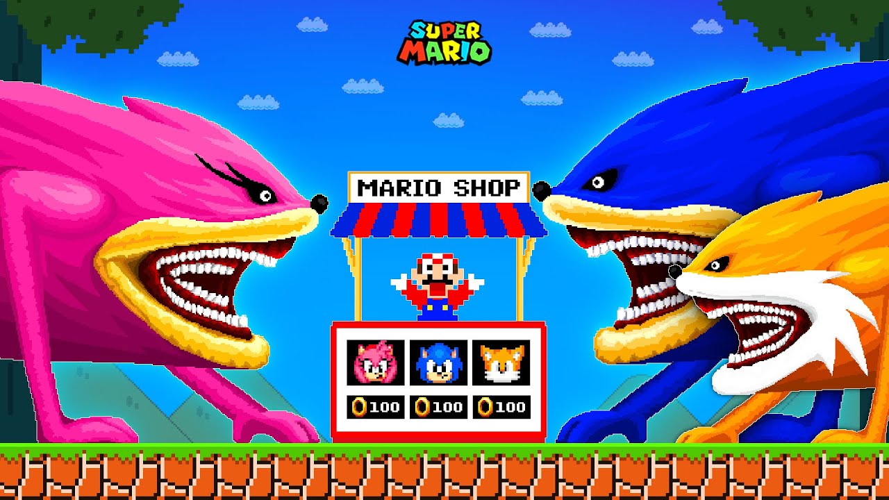 Mario Opens A Scary Store For All Shin Sonic Tapes in New Super Mario Bros.Wii