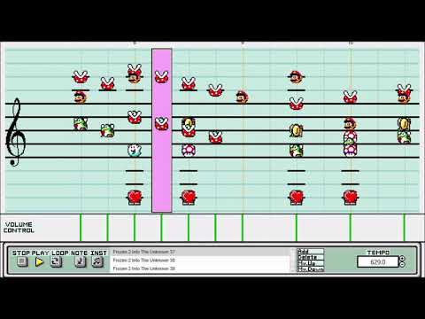 Mario Paint - Frozen 2 Into The Unknown