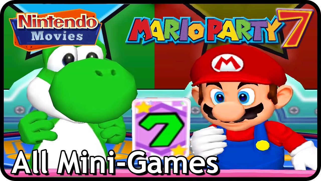 Mario Party 7 - All Mini Games (Multiplayer)