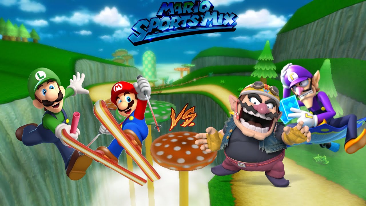 Mario Sports Mix - Volleyball (2 Players, Expert CPU) Exhibition Match #472