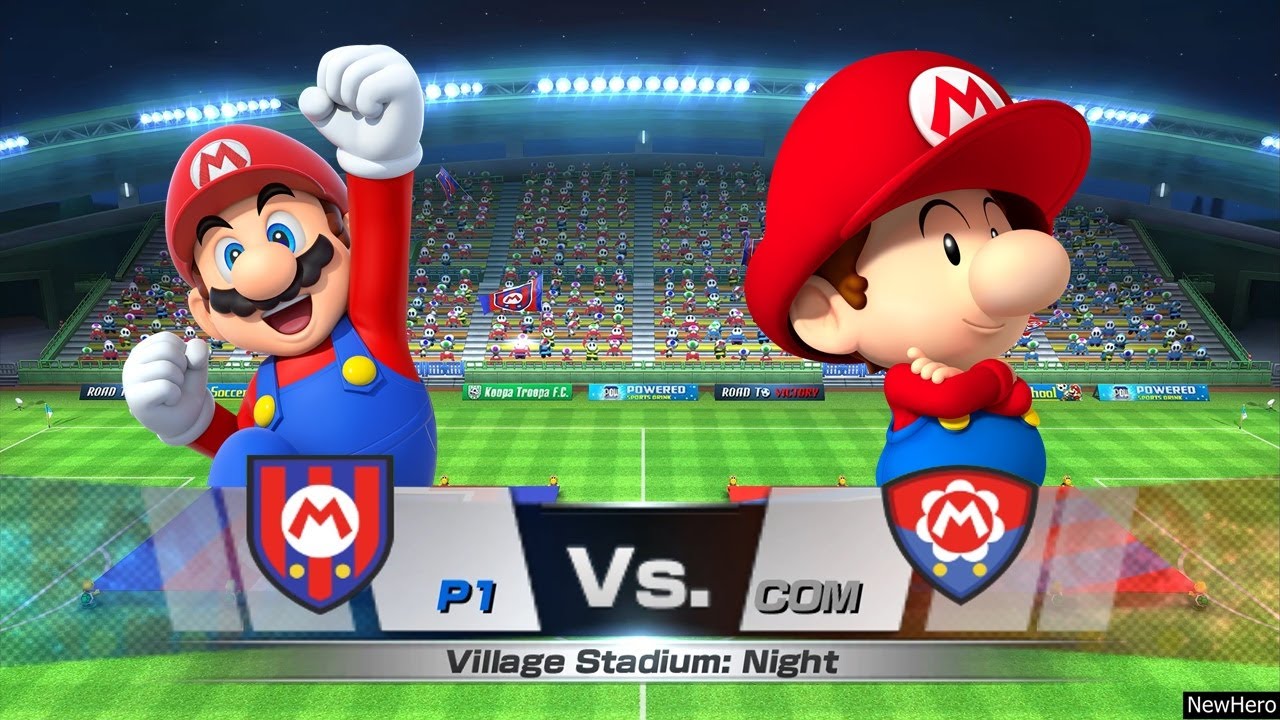 Mario Sports Superstars - Mario/Luigi Vs. Baby Mario/Baby Luigi