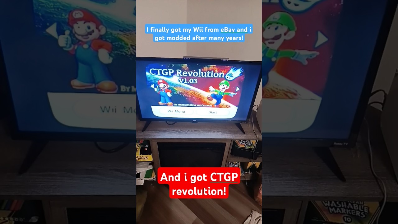 #mario #wii #ctgprevolution #mod I finally got the Wii from eBay! And I finally got CTGP Revolution!