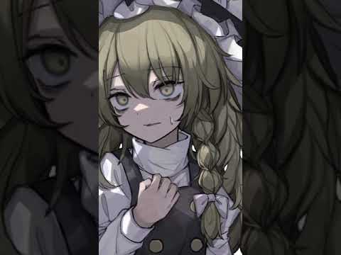 Marisa's heartbeat after she eats a strange mushroom (short version) #touhou #marisa #shorts