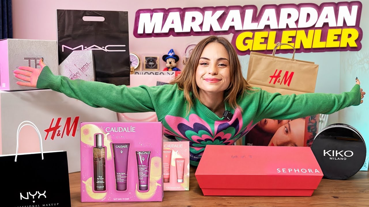 MARKALARDAN GELEN ÜRÜNLERİ AÇTIK | *Sürprizli Video