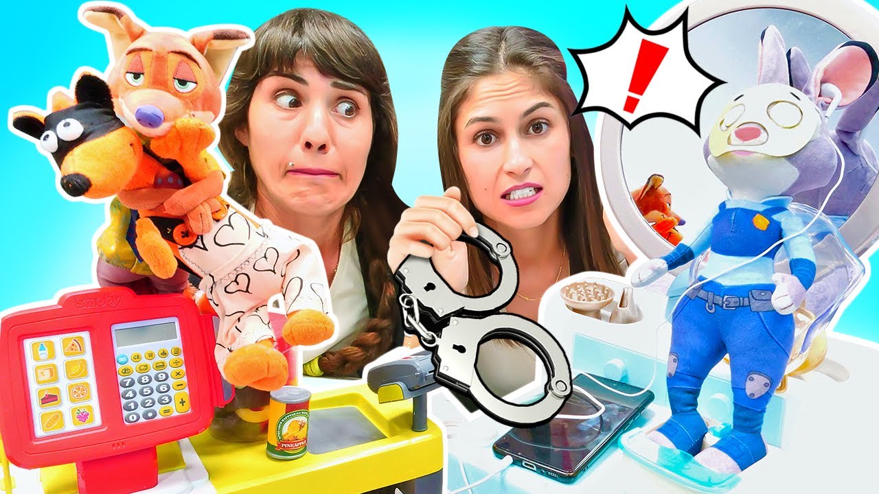 Markete hırsız giriyor! Kız videoları. Ayşe ve Ümit ile polis oyunu