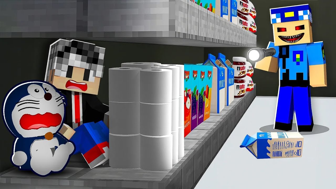 MARKETTE GECE Gizlice KALMANIN 3 YOLU - Minecraft