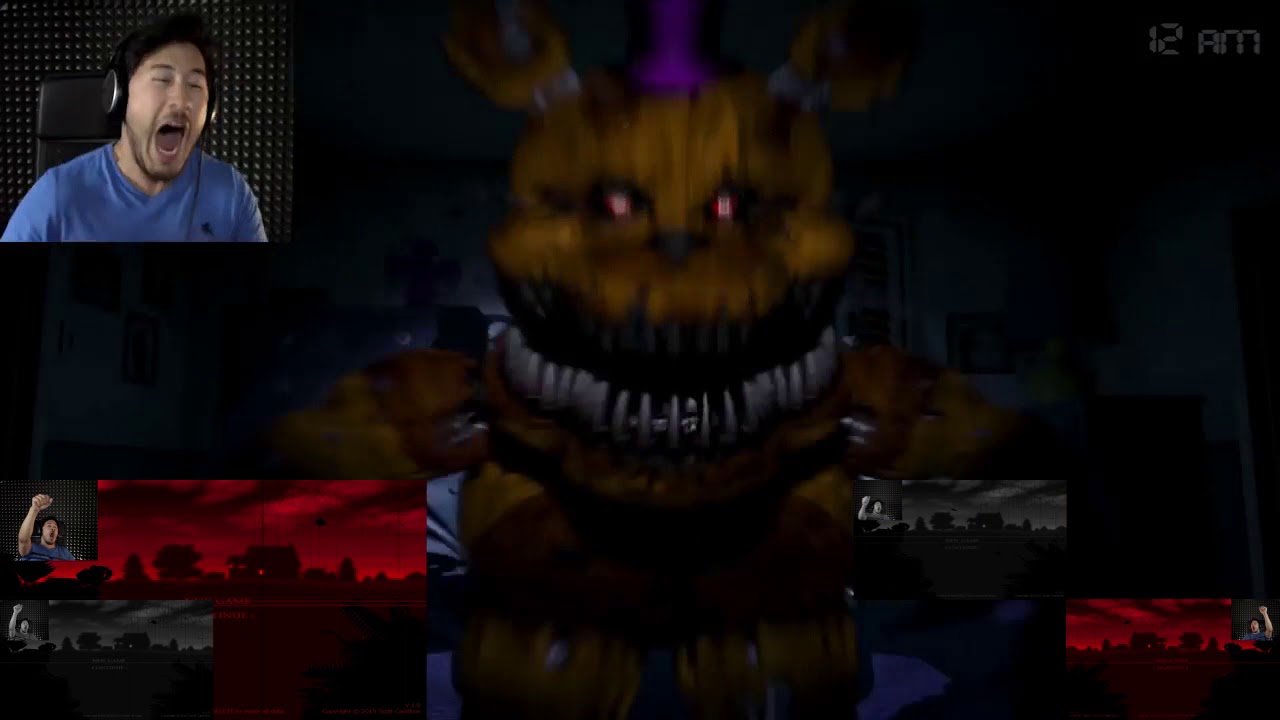 Markiplier Fnaf Jumpscare Sparta Remix