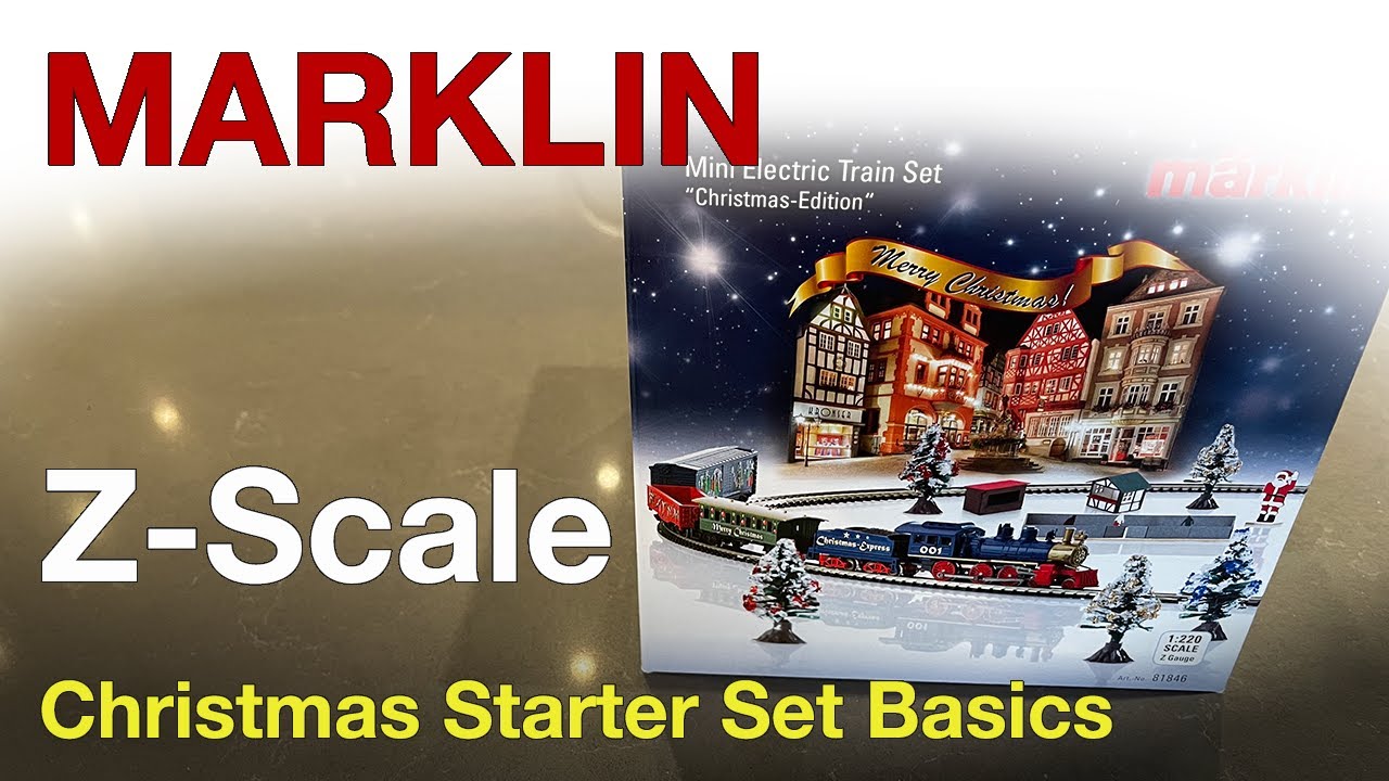 Marklin Z scale Christmas starter sets 81846 and 81705