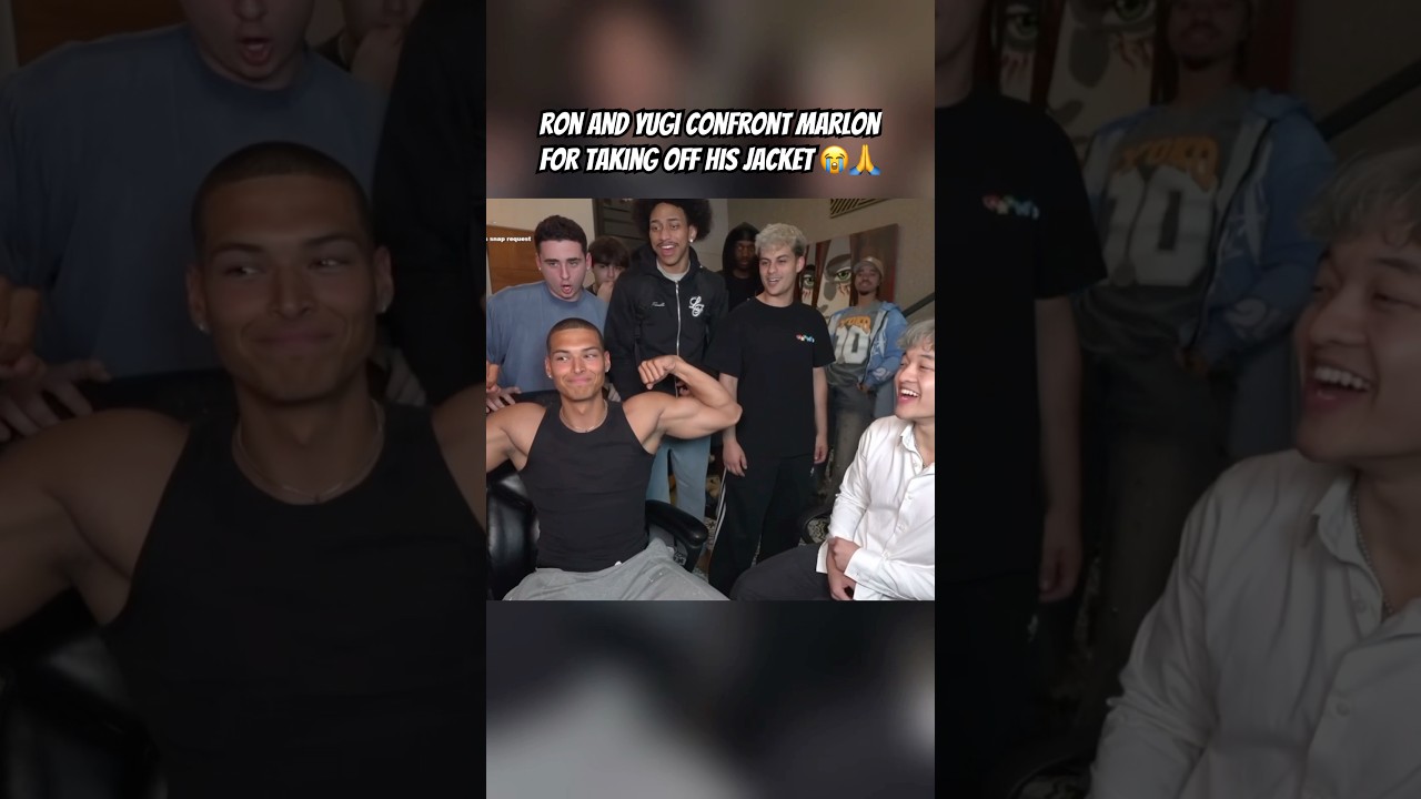 Marlon gets pressed by Faze after taking off his coat 😭 #mar3lg #funny #shorts #fyp #faze #twitch