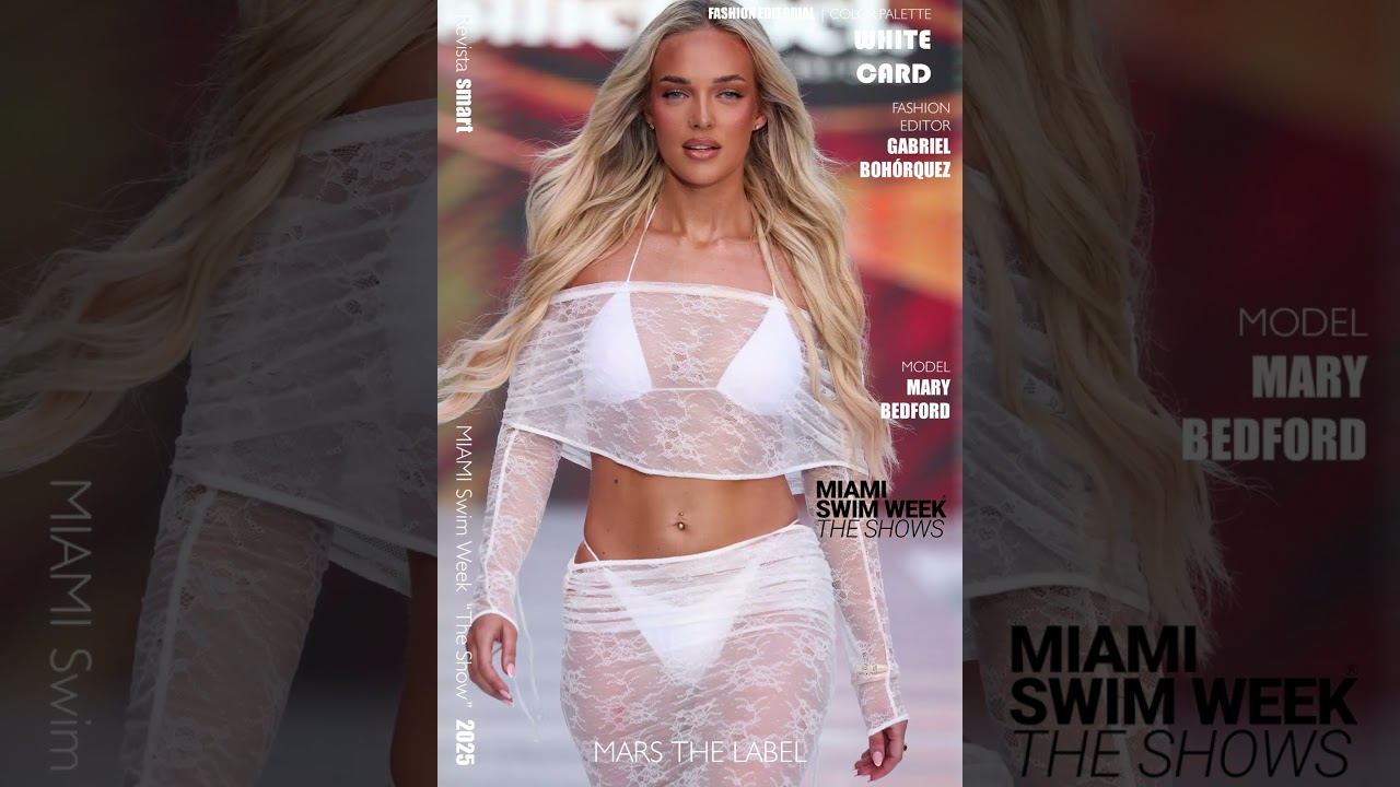MARS THE LABEL IN WHITE CARD COLOR FROM MIAMI SWIM WEEK 2025