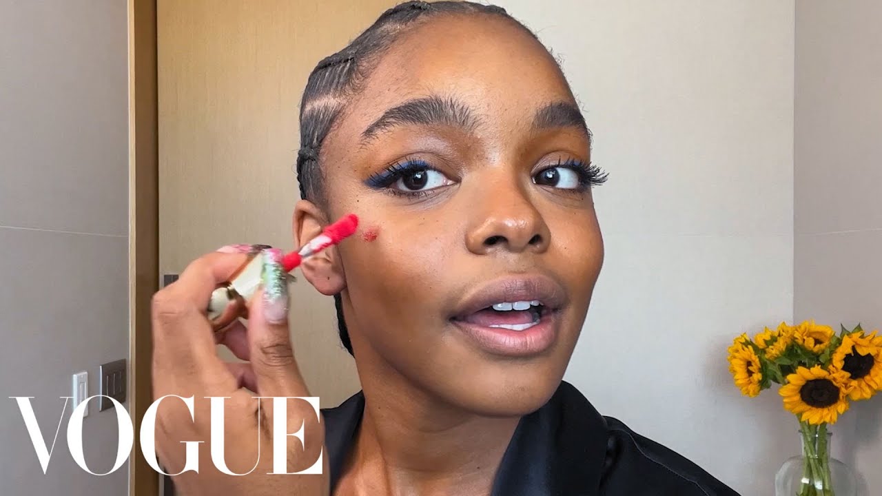 Marsai Martin’s Guide to Bold Blue Eyeliner | Beauty Secrets | Vogue