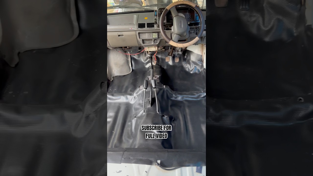 maruti 800 vinyl mat installation at home #maruthi800 #maruti800car #marutisuzuki #carcare #cartips