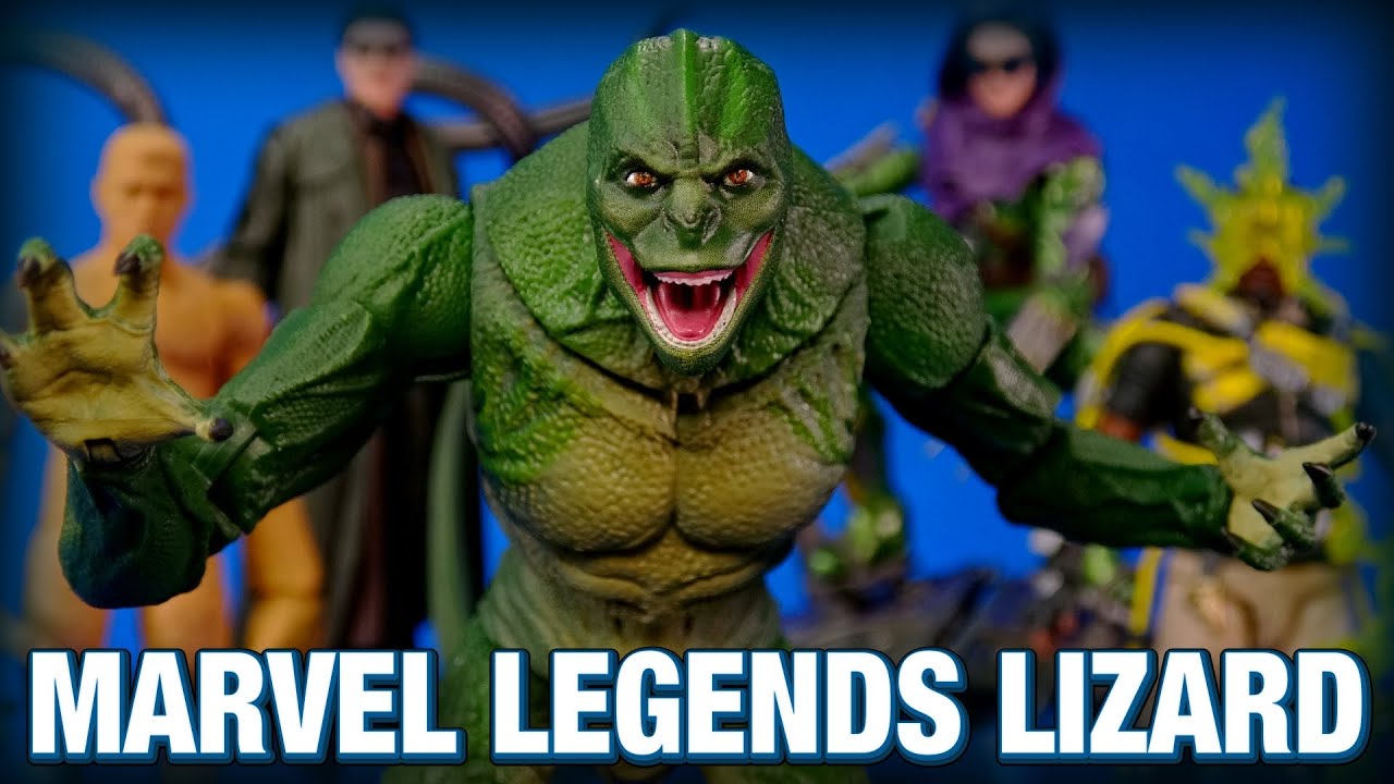 Marvel Legends Spider-Man No Way Home Lizard Amazon Exclusive Hasbro Action Figure Review