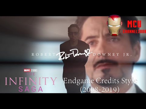 Marvel Studios The Infinity Saga (2008-2019) Main On End Credits Style!
