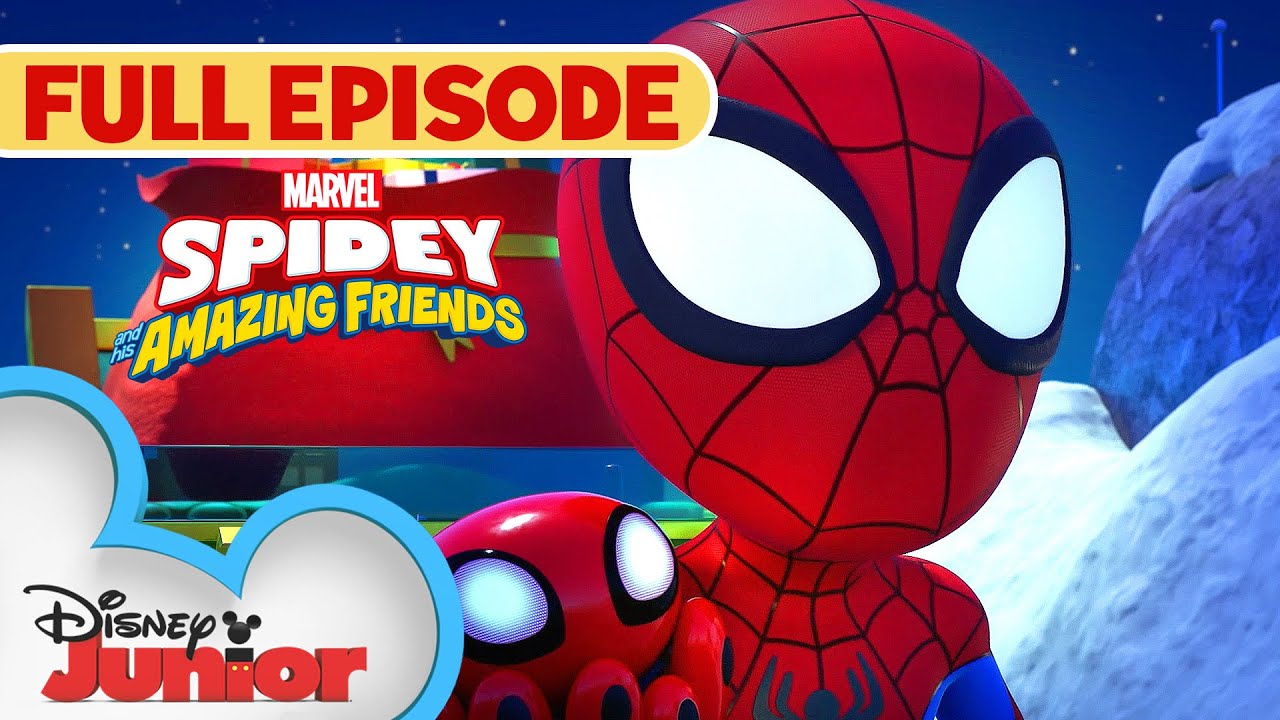 Marvel's Spidey and his Amazing Friends Holiday Full Episode ❄️ | S1 E13 | @disneyjr