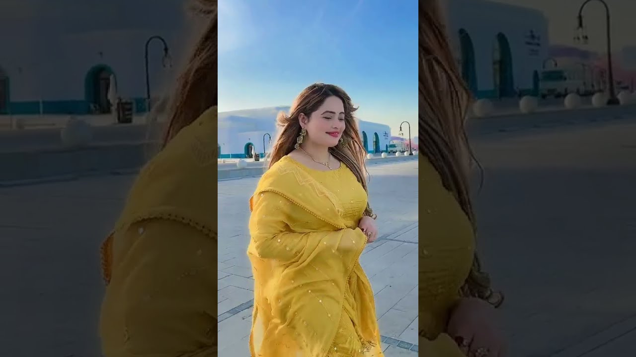 Marvi Ch in yellow Outfit Looking hot #marvifam #marvich95