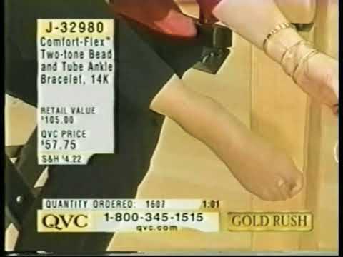 Mary Beth Roe QVC Modeling her Gorgeous ￼nylon feet.