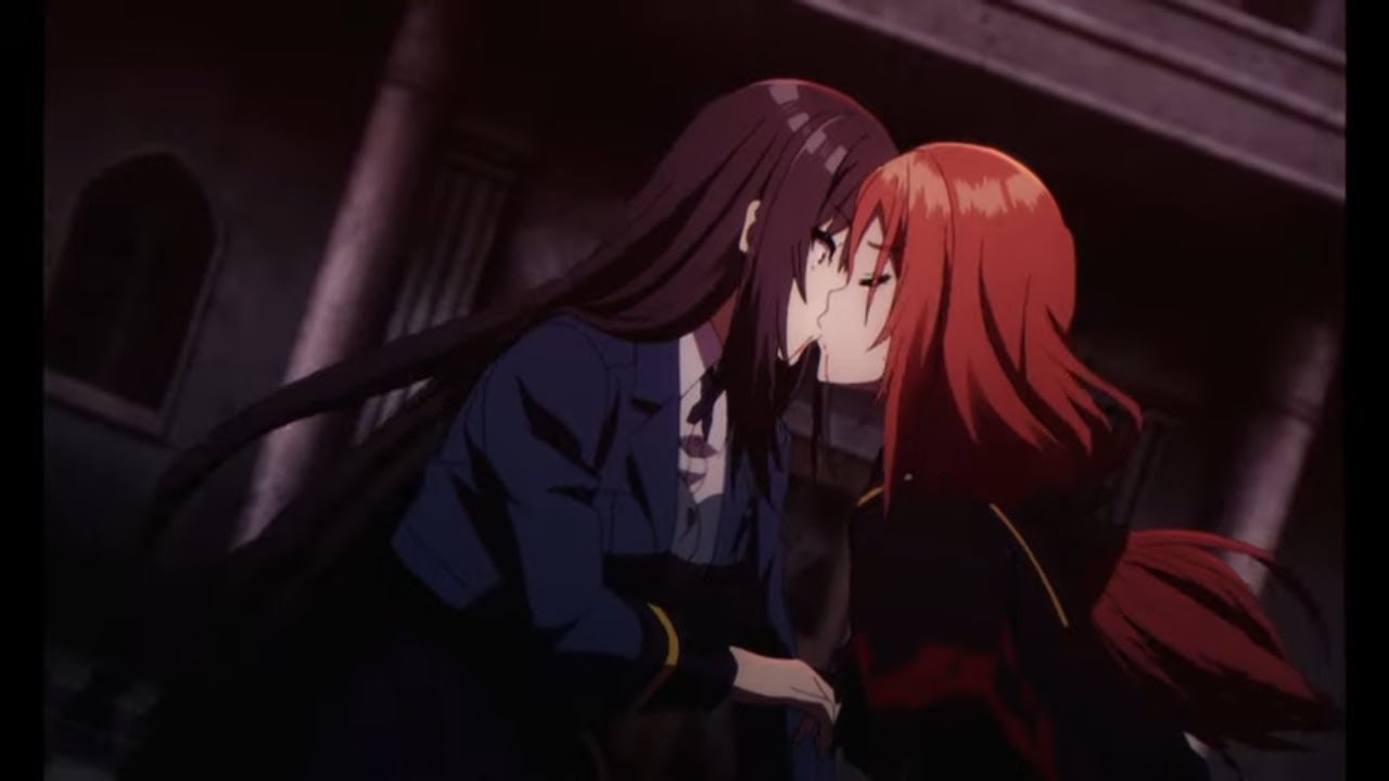 Mary kisses Claire Kagenou | Eminence in the Shadow Yuri Kiss Scene