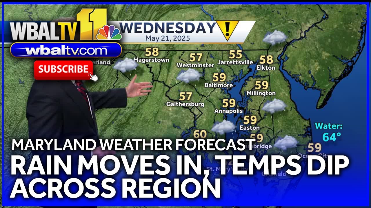 Maryland weather forecast: Rain, cold temps move across region