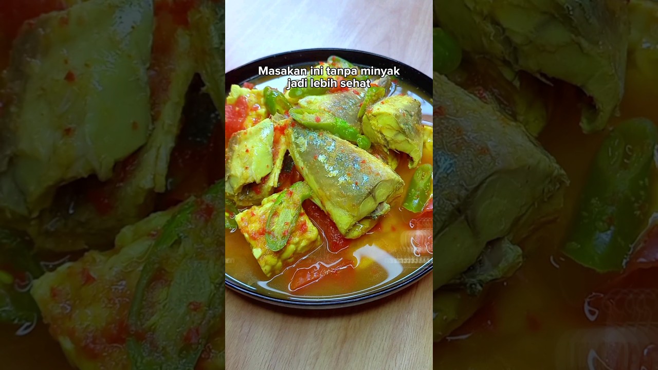 Masak ikan tanpa minyak enak, seger dan lebih sehat #shortsviral #cookingtutorials